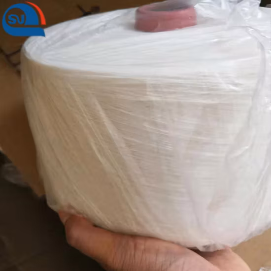 Fil 100% viscose blanc brut avec 50 ans