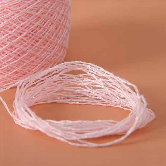 Ne 28/2 50 % viscose 20 % nylon 30 % fil de laine de mouton PBT