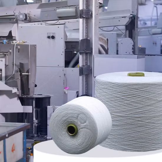 Fils mélangés 50 % viscose et 50 % coton des années 40 pour le tricot et le tissage de textiles